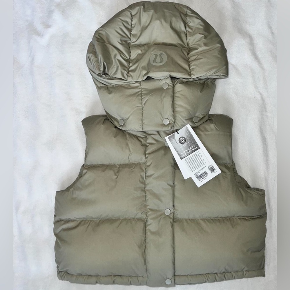 Lululemon Wunder puff super cropped vest